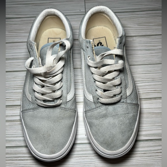 Vans baby blue suede size 7 women’s (5.5 men’s) - Picture 1 of 4